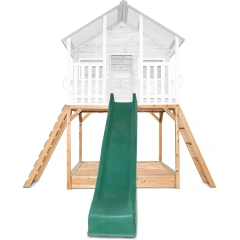 Wooden playhouse (Green Slide)