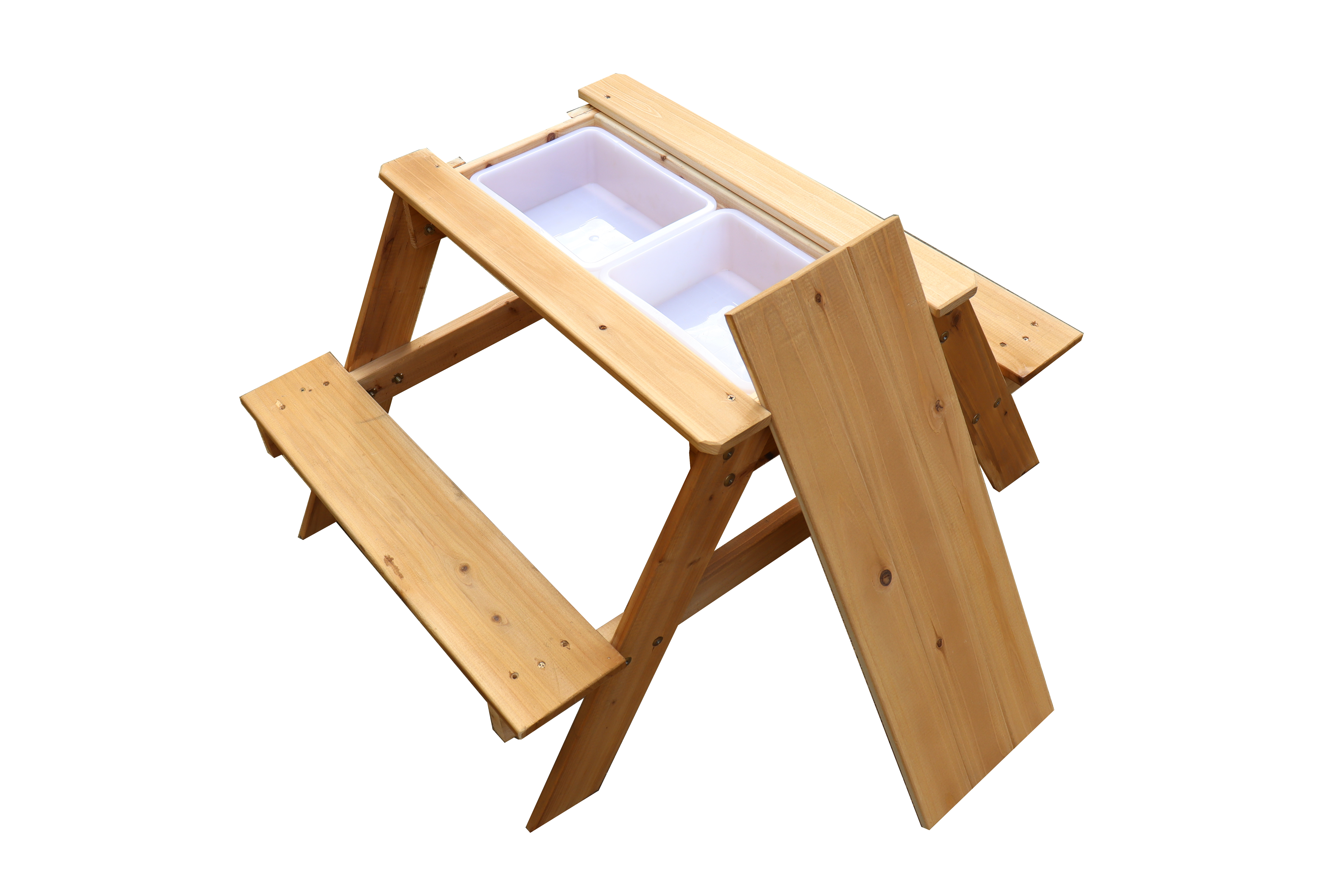 Sand and water table children's seating set