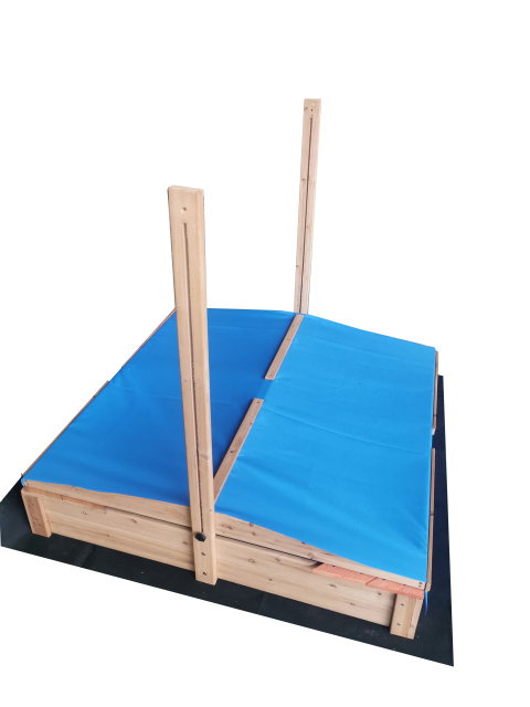 Wooden Sandbox with sunshine
