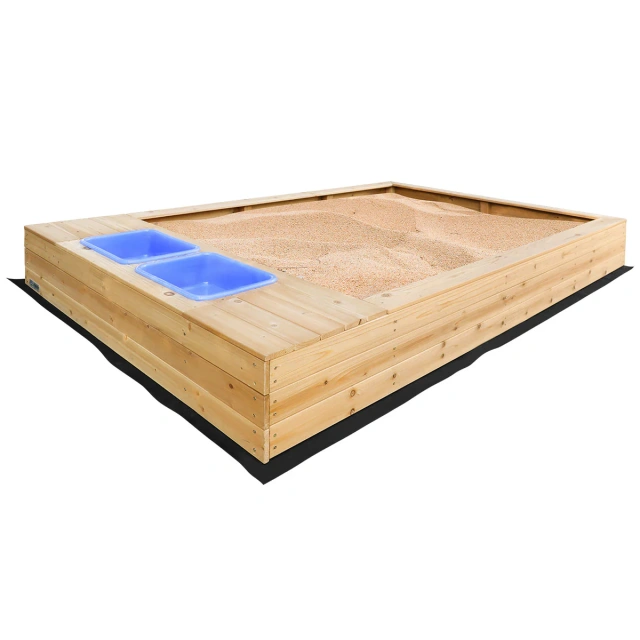 Wooden Rectangular Sandpit