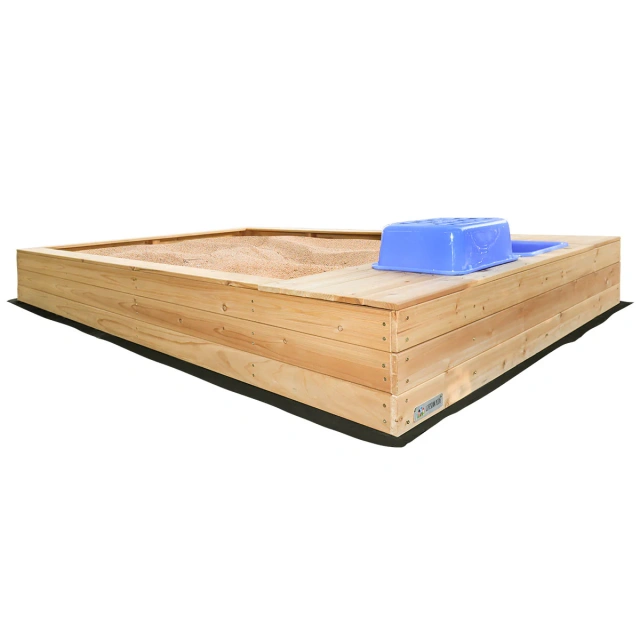 Wooden Rectangular Sandpit