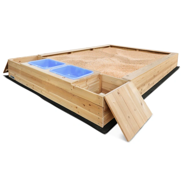 Wooden Rectangular Sandpit