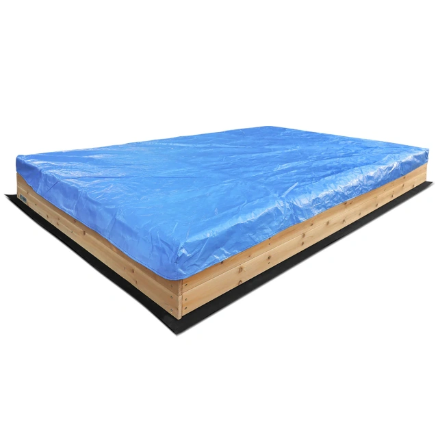 Wooden Rectangular Sandpit