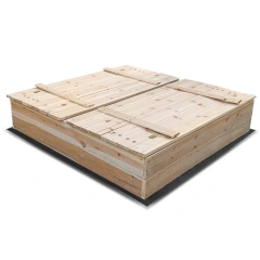 Wooden XL Square Sandpit