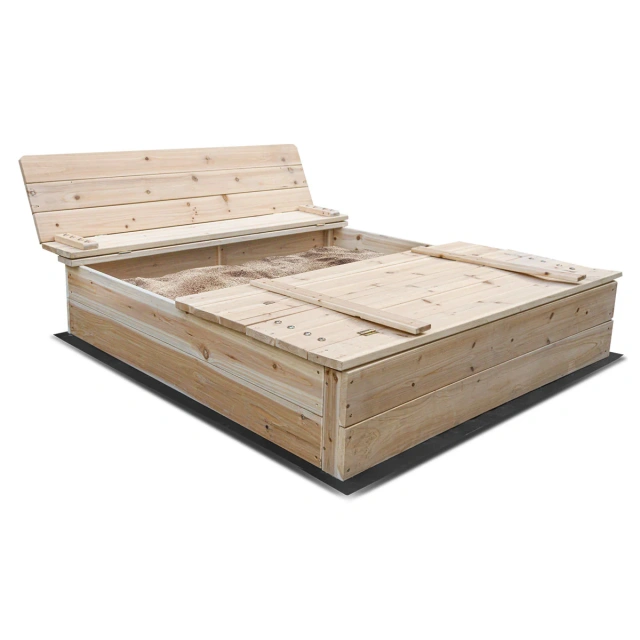 Wooden XL Square Sandpit