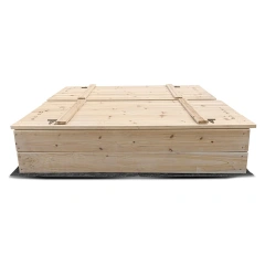 Wooden XL Square Sandpit