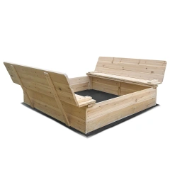 Wooden XL Square Sandpit
