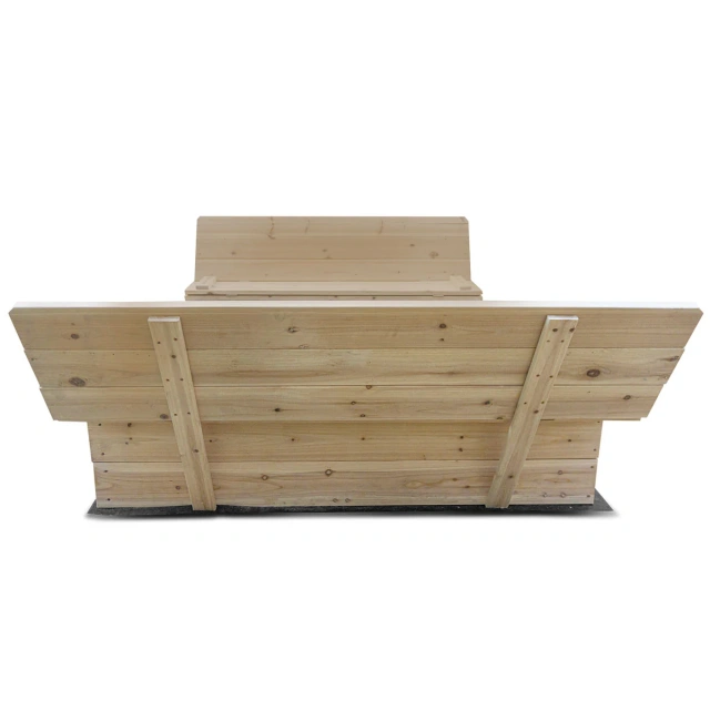 Wooden XL Square Sandpit