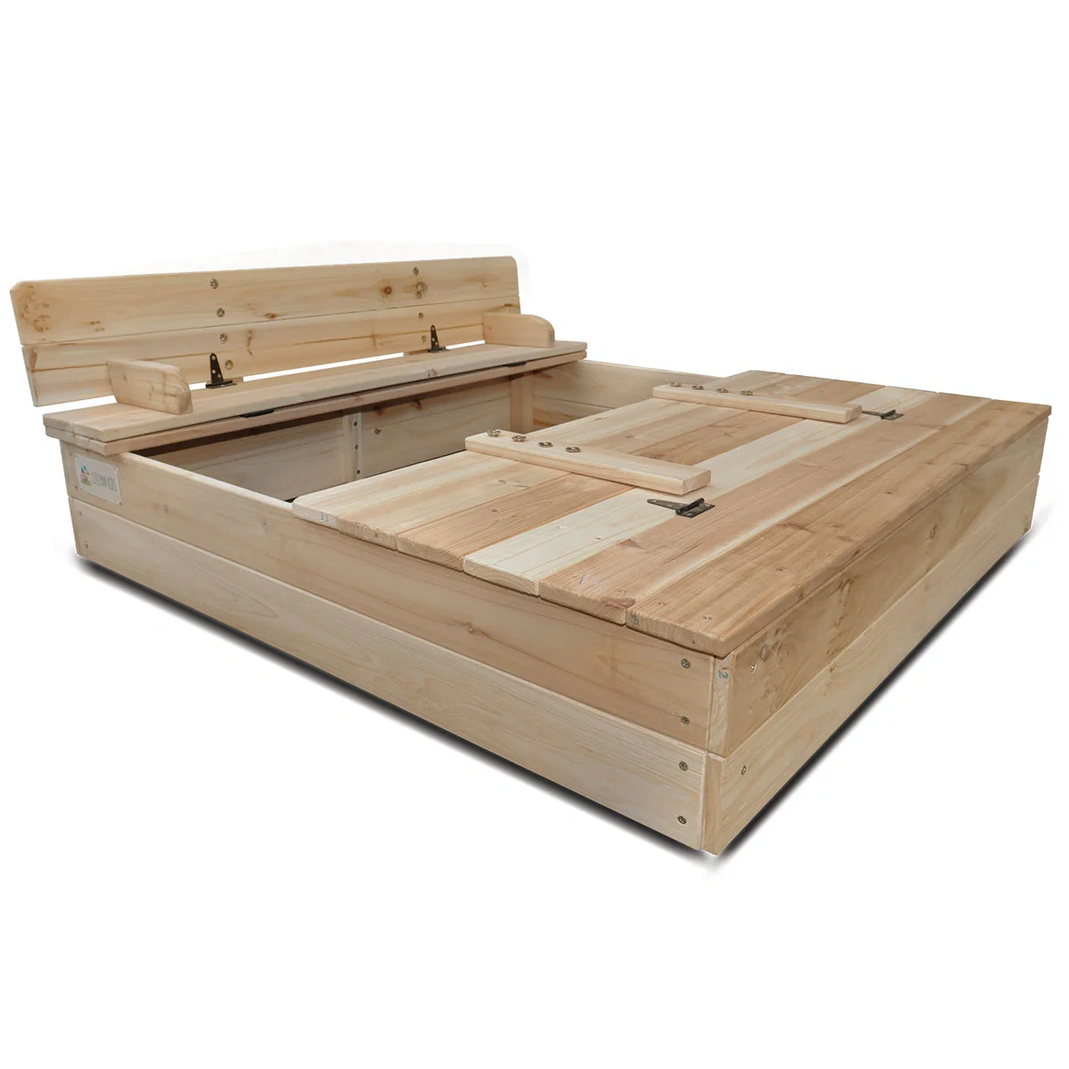 Wooden box Square Sandpit