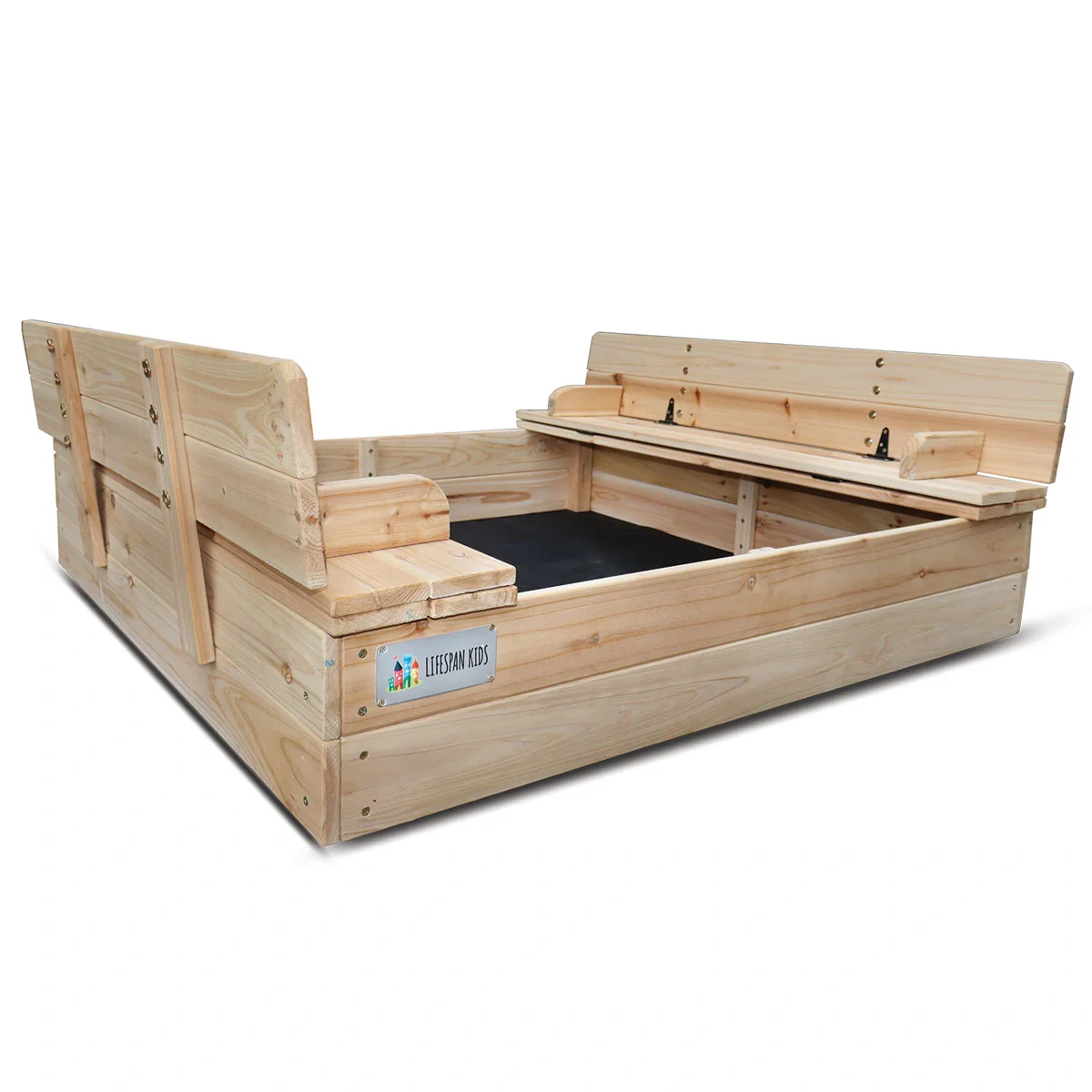 Wooden box Square Sandpit