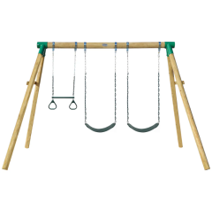 Double Swing With Trapeze