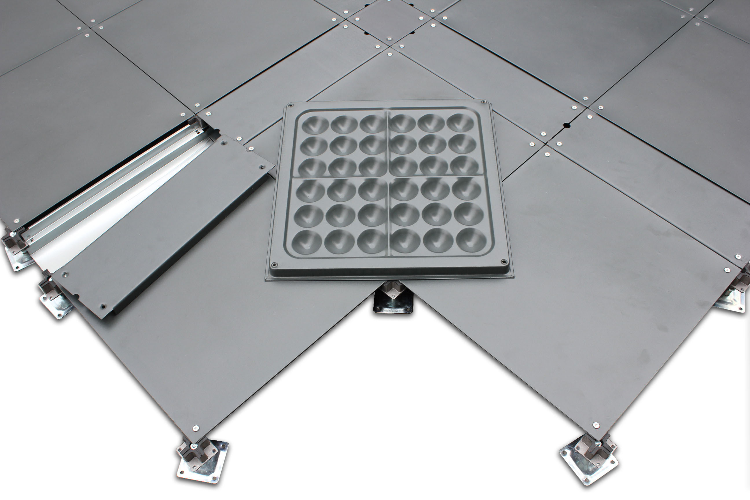 Trunking Bare Steel Raised Access Floor System