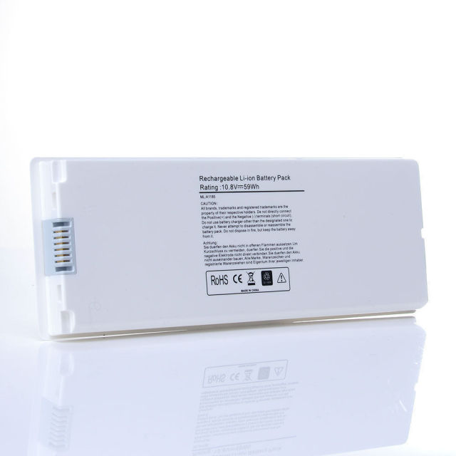A1185 Replacement Battery for Apple Macbook 13 Inch 13'' A1181 MA561 59W White