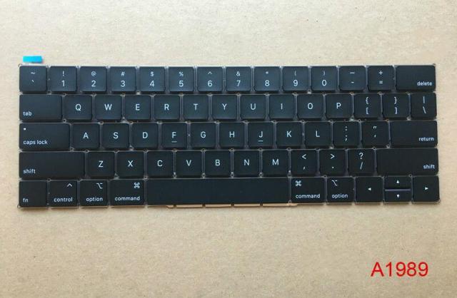 New US Keyboard for Apple MacBook Pro Retina 13" A1989 15" A1990 2018 2019