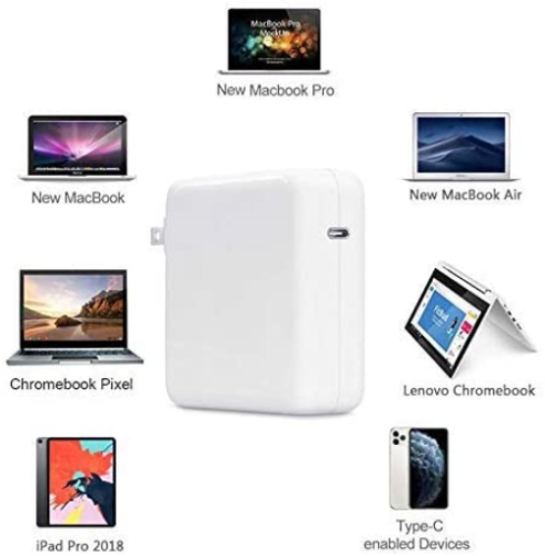 96W USB C Power Adapter Charger for MacBook Pro 16 inch 2019 15 13 2018