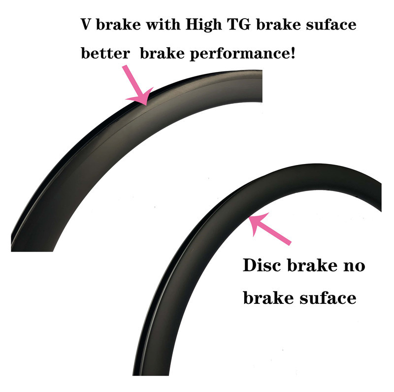 |CW2645CT| 700C ultralight 410g carbon bicycle rims 45mm depth 26mm width disc brake V brake two types bike wheel Russian team love