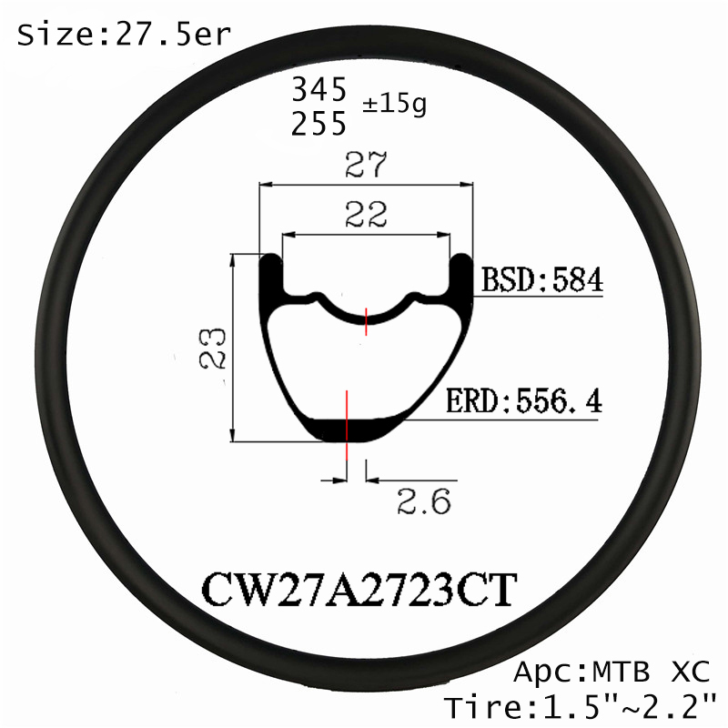 |CW27A2723CT| carbon asymmetry wheels uk customers good reviews CN made hookless offset drive size mountain bike carbon rims 100% hand made