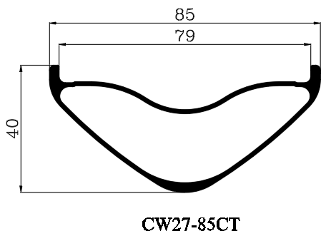 |CW27-85CT| 27.5 inch carbon fatbike wheels 85mm width 40mm depth clincher tubeless with Taiwan Powerway hub pillar 1420/sapim spokes