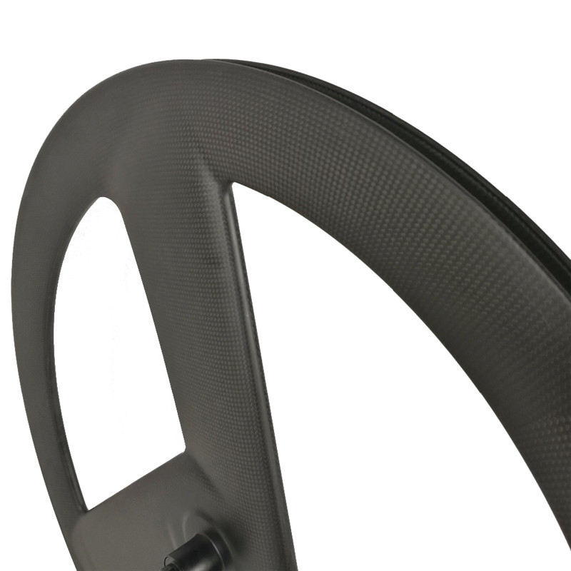 |CW23-60C/T-3S|carbon tri spoke bike wheel 23mm wide 60mm depth front 700C road rear tubular/clincher wheel bicycle bending 3 spokes fixed gear track
