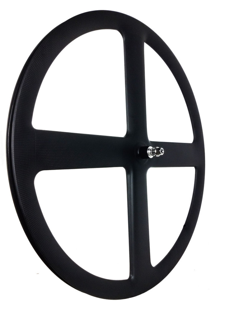 |CW23-37C/T-4S|Chinese pro manufacture carbon road/track fixed gear bike four spoke wheel 4 23mm width 37mm depth tubular/clincher front/rear wheelset