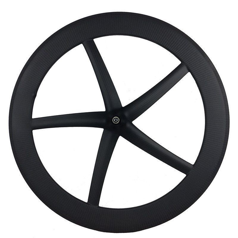 |CW25-65C/T-5S|Carbon bike 5 spoke wheels starfish designed beautiful shape 25mm width 65mm depth clincher/tubular tire cycles bicycle five spokes one