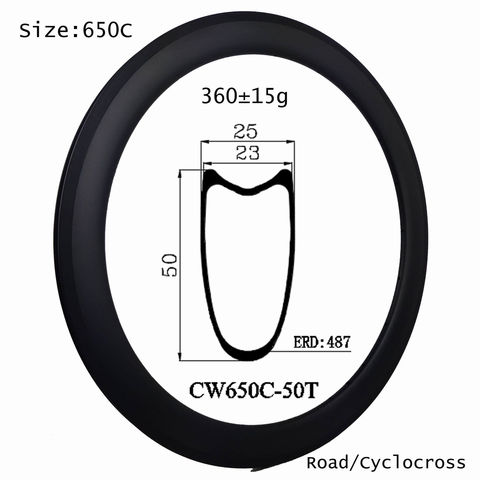 |CW650C-50C/T| 650C carbon bike wheels clincher/tubular tires for road bike V brake high TG suface/cyclocrossy disc brake XC racing bike