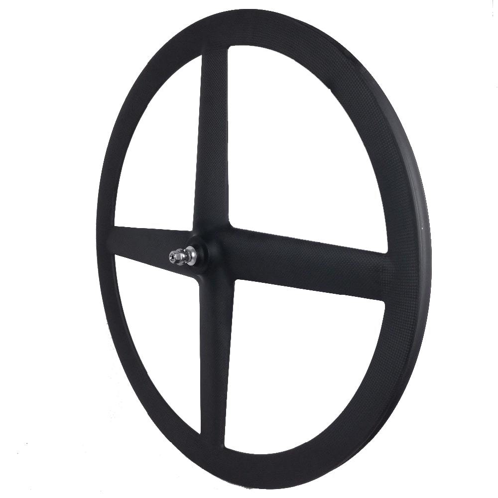 |CW23-40C/T-4S|New fashinon ride wheel four/4 spokes one-piece model cycling bike carbon wheel road racing/track fixed gear ride 23mm width 40mm deep