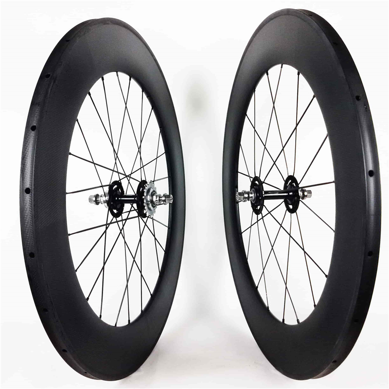 Customized carbon road bike single speed or Flip Flop novatec A165/powerway T01 hubs sapim/pillar spokes aluminum CN nipples fast delivery