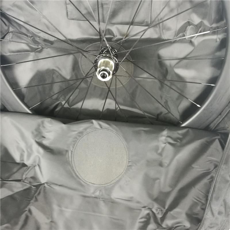 700C 600D polyester with PVC coating Bicycle Wheelset Bags ROAD BIKE WHEELS double wheels bag good quality