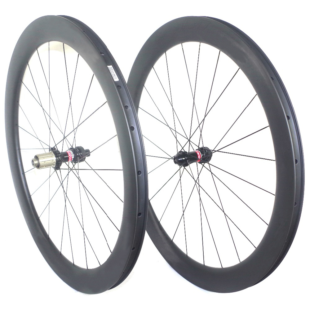 Customized gravel bike cyclocross cycle carbon wheels disc brake 6/six bolt/center lock type quick release/thru axle available option hub/spokes