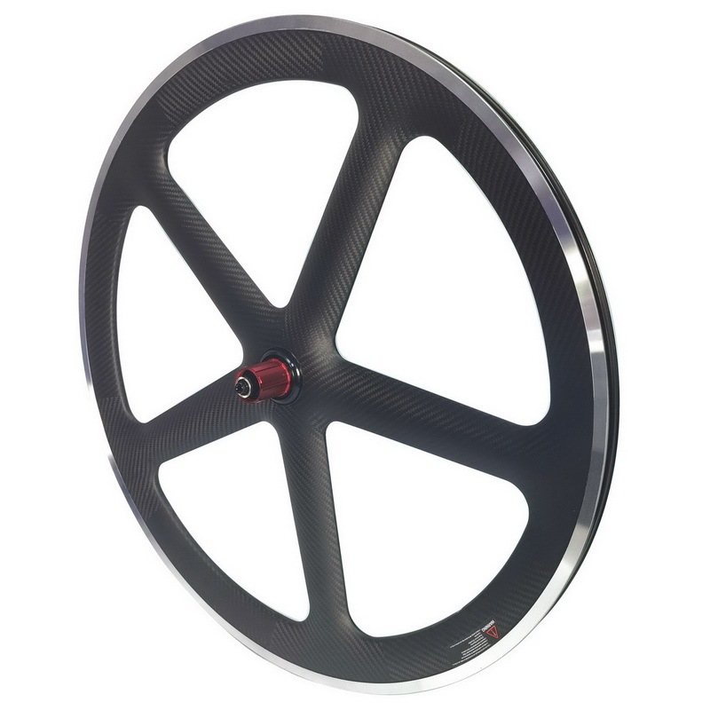 |CW23-60C-5S|Carbon road/racing bike 5 spoke wheels clincher tire alloy brake suface five 60mm depth light weight ride part