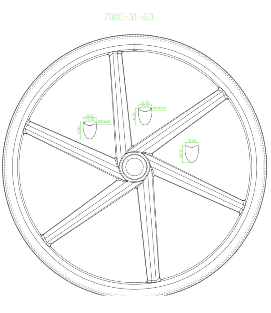 |CW451-26-40T/C/CT-3S|451 carbon five spoke 5 bike wheel BMX 20 inch 26mm wide 40mm depth front road rear tubular/clincher/tubeless tire