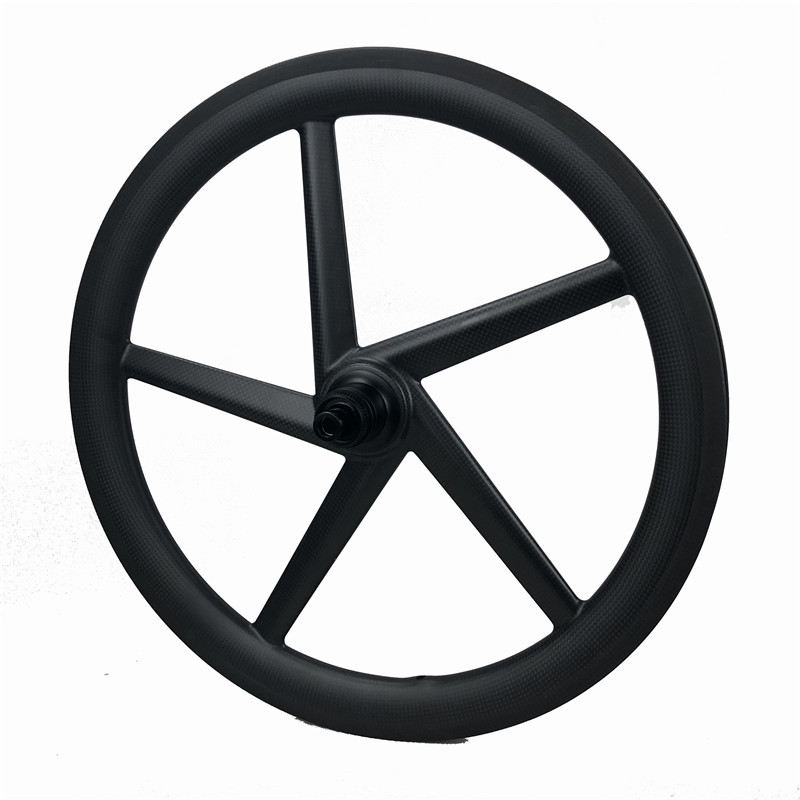 |CW451-26-40T/C/CT-3S|451 carbon five spoke 5 bike wheel BMX 20 inch 26mm wide 40mm depth front road rear tubular/clincher/tubeless tire