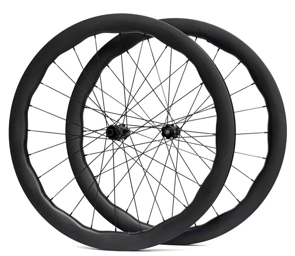 29.5mm width customized bike wheelset 35mm/40mm/45mm/50mm/55mm/65mm/80mm wave shape new design