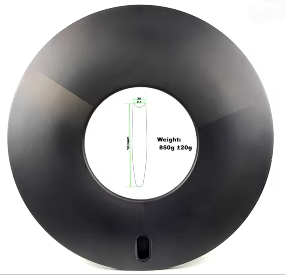 CW28180CT carbon bike rims 28mm width 180mm depth 850g big depth large depth biggest carbon rim light