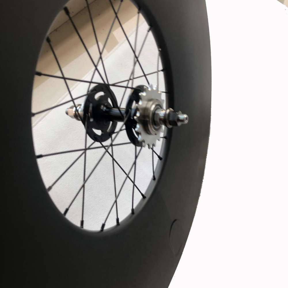 120mm biggest carbon bike wheel v/disc brake fixed gear cycling wheelset ultralight rim