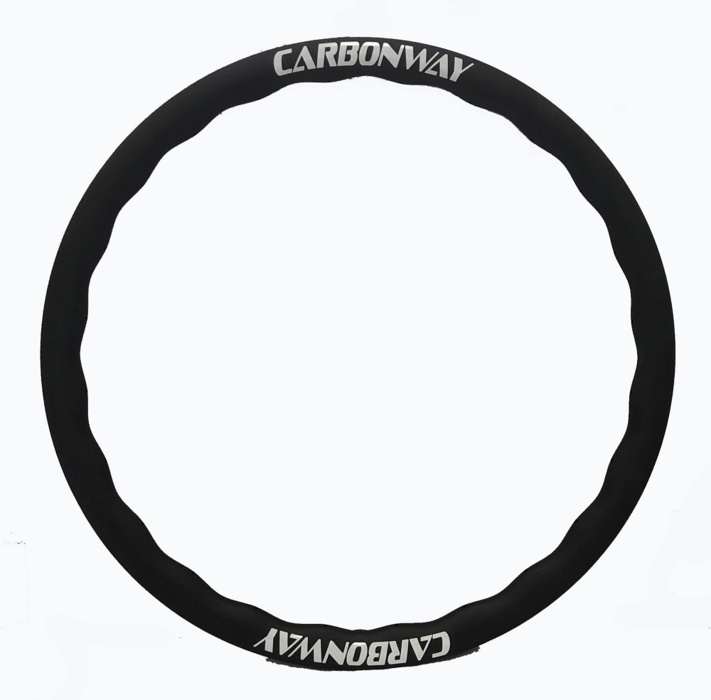 |CWA2840CT| Carbon bike rim 24 holes wave shape disc brake bike cycle rim light weight standard version 375g 28mm width 40mm depth