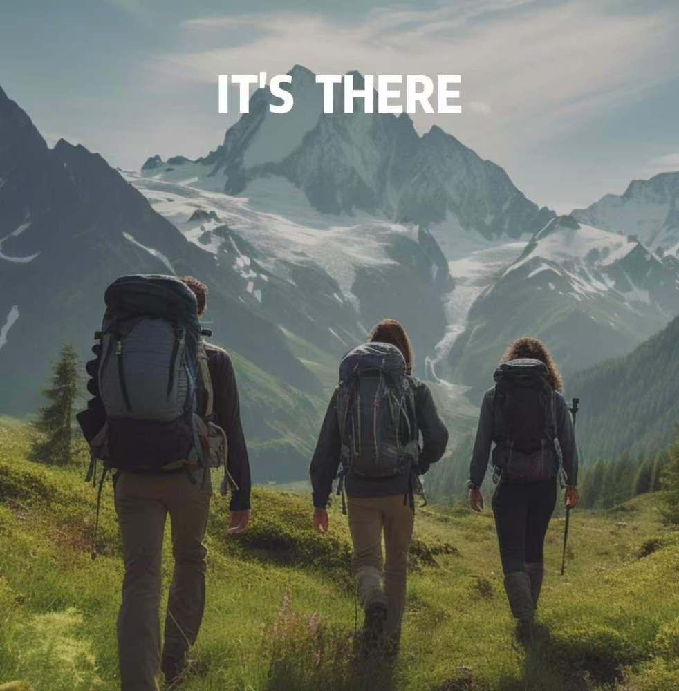 IT'S THERE Conducting guided outdoor expeditions
