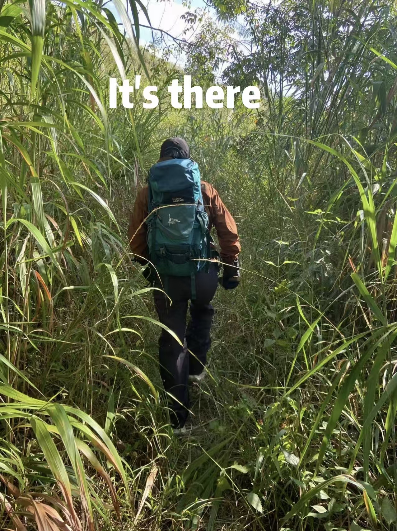 It's there  Conducting guided outdoor expeditions