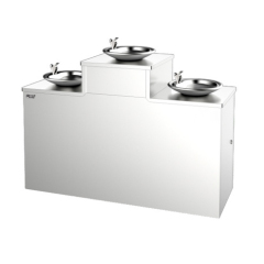 Outdoor Direct Drinking Fountain with Integrated Hand Washing Sink