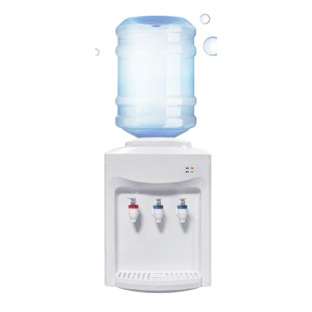 Hot Cold Electric Cooling Water Dispenser Top-Loading Desktop Design