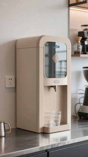 Countertop Stainless Steel RO Water Dispenser with Compressor Cooling and Touchscreen Display