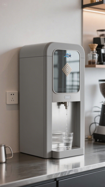 Countertop Stainless Steel RO Water Dispenser with Compressor Cooling and Touchscreen Display