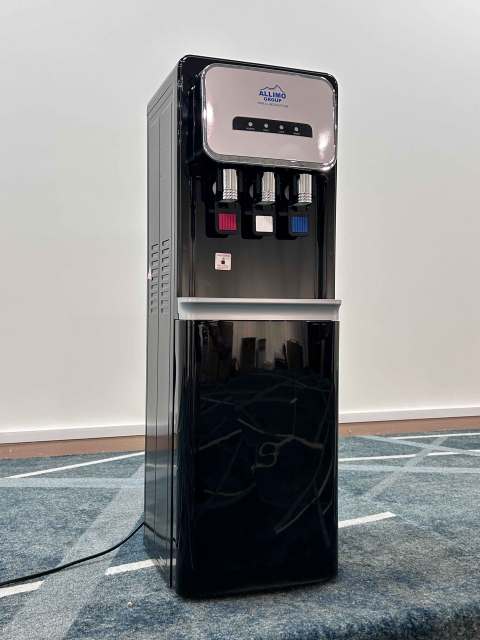 Standing Water Dispenser Three Push Button Compressor Cooling R134a Water Cooler Machine