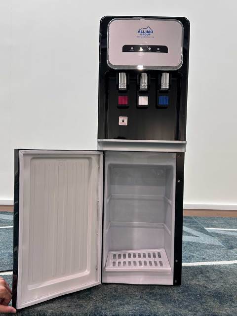 Standing Water Dispenser Three Push Button Compressor Cooling R134a Water Cooler Machine