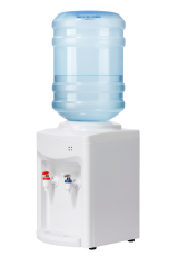 Hot Cold Electric Cooling Water Dispenser Top-Loading Desktop Design