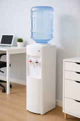 Hot Cold Electric Cooling Water Dispenser Top-Loading Desktop Design