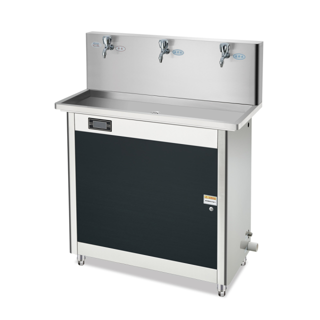RM-3E 3 Tap Stainless Steel Wall Mounted Standing Water Dispenser for School
