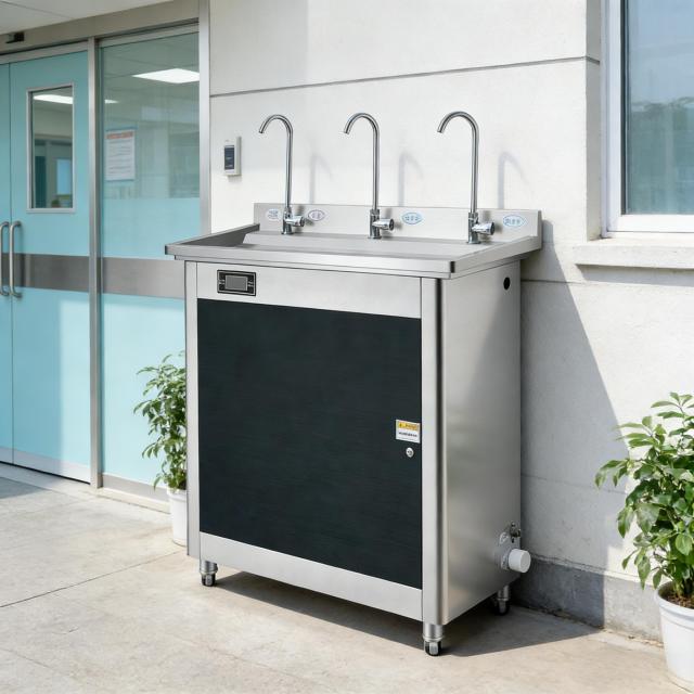 RM-3 Hot Cold Stainless Steel Wall Mounted Standing Water Dispenser