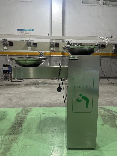 TD-2-2 Series Public Floor-Standing Drinking Water Fountain / Outdoor Stainless Steel Water Dispenser